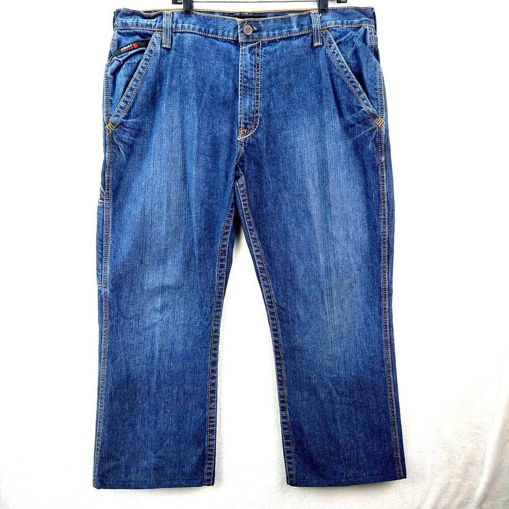 Ariat M4 FR Jeans Boot Cut Relaxed Mens 38x30 (Fit 38x27) Cat 2 Flame Resistant